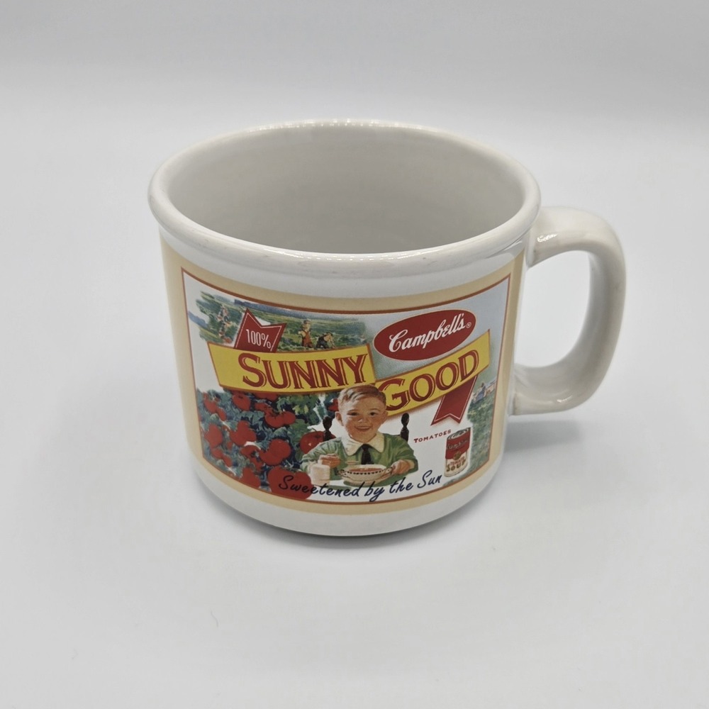 Campbell's Soup Coffee Soup Mug Cup Harvest Gifts* Vegetables Tomato 16‎ oz.